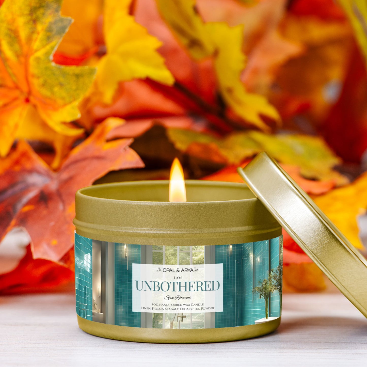 Spa Retreat 4oz Tin Candle - UNBOTHERED
