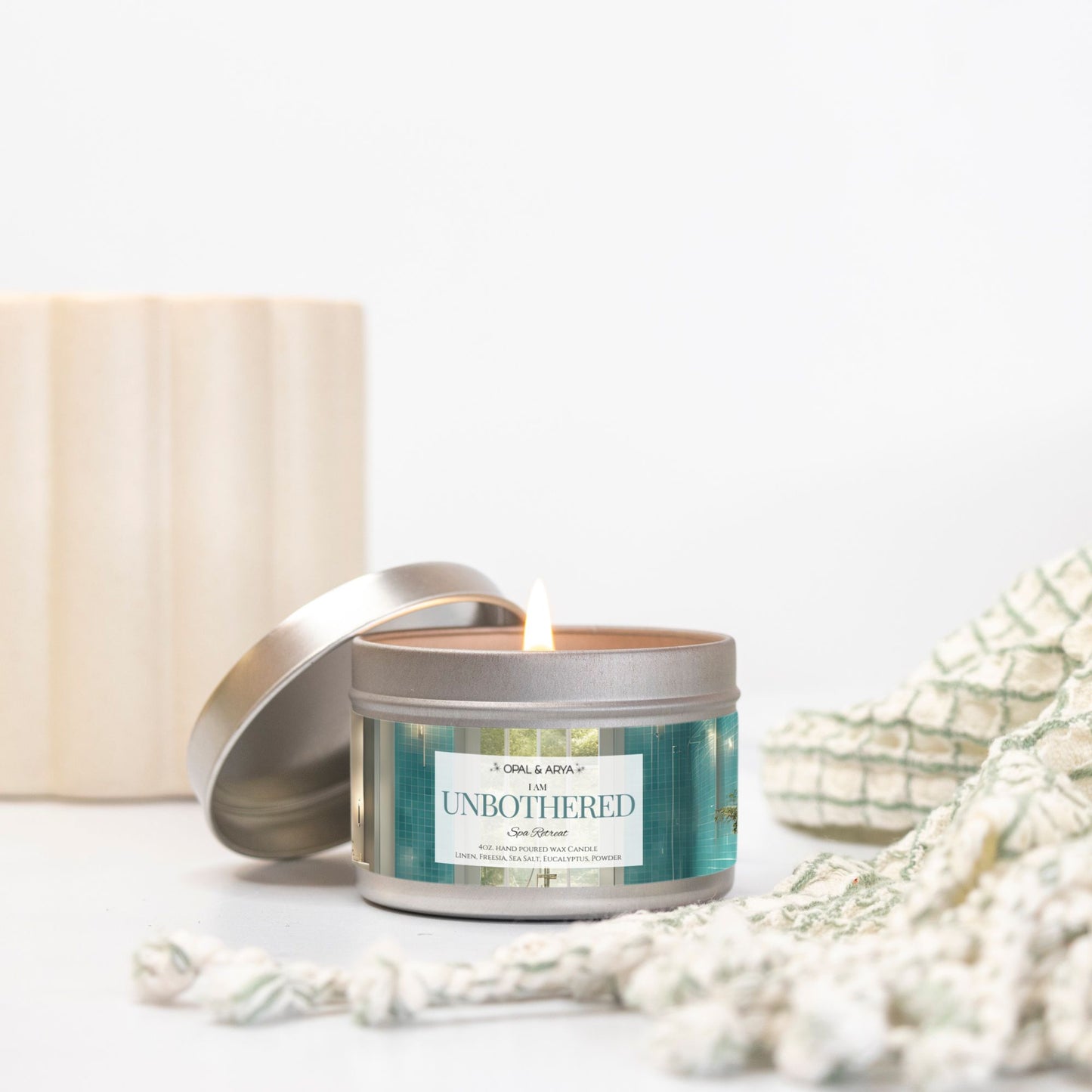 Spa Retreat 4oz Tin Candle - UNBOTHERED
