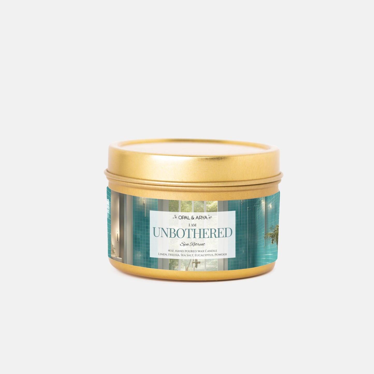Spa Retreat 4oz Tin Candle - UNBOTHERED