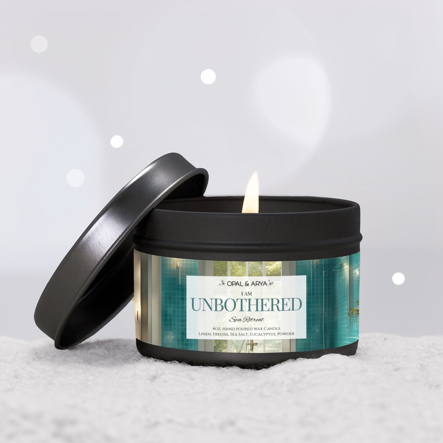 Spa Retreat 4oz Tin Candle - UNBOTHERED