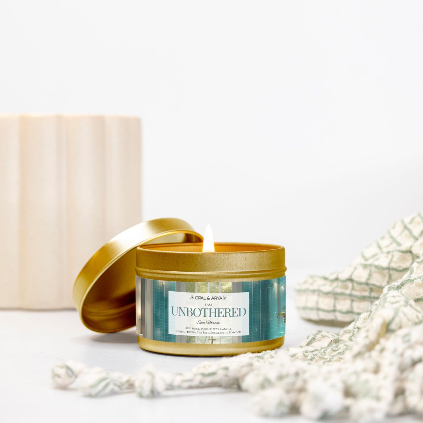Spa Retreat 4oz Tin Candle - UNBOTHERED