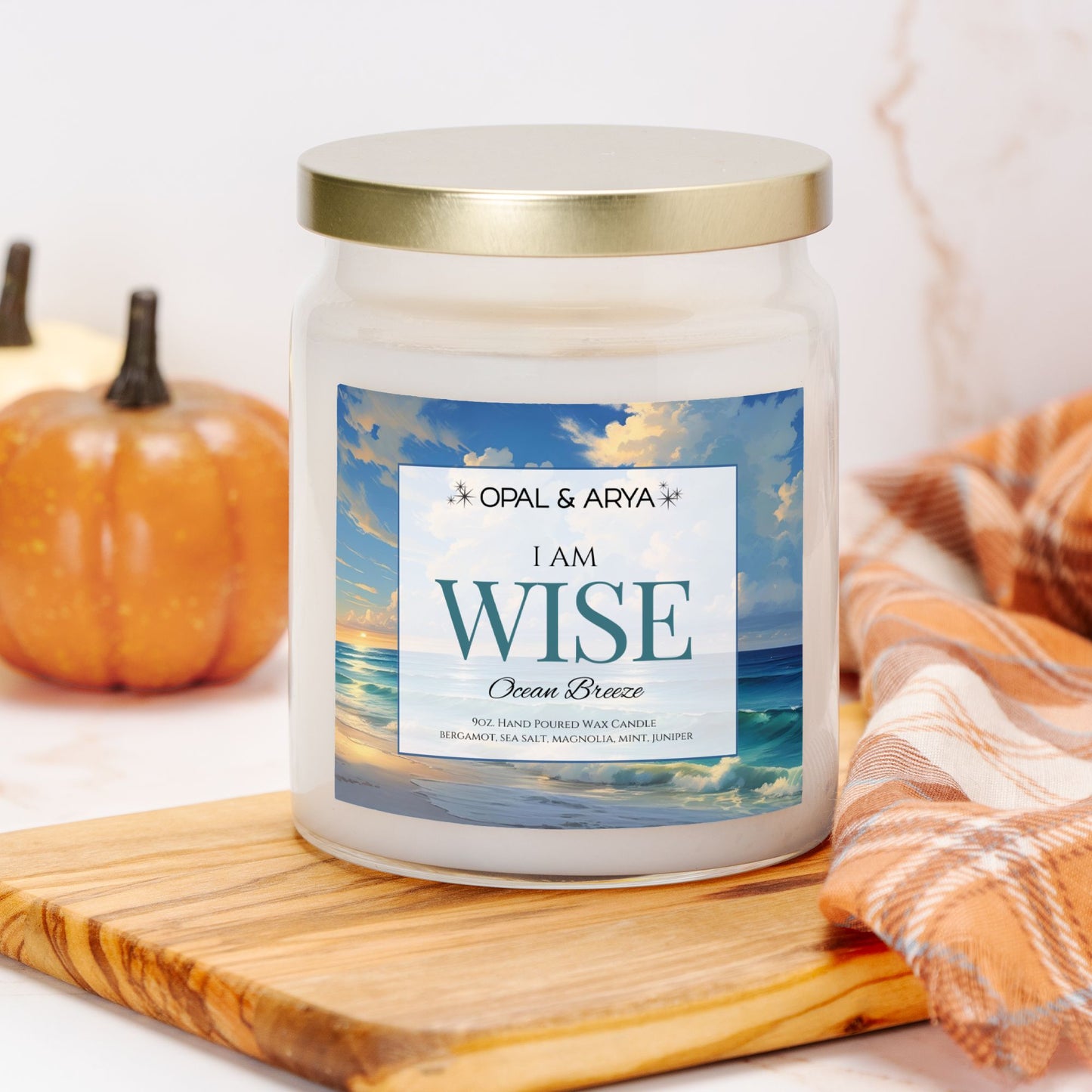 Ocean Breeze - Wise - 9oz Apothecary Jar Candle