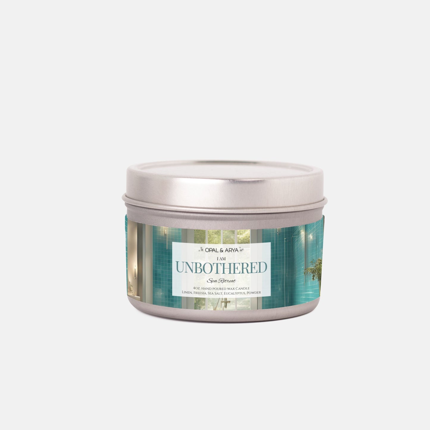 Spa Retreat 4oz Tin Candle - UNBOTHERED