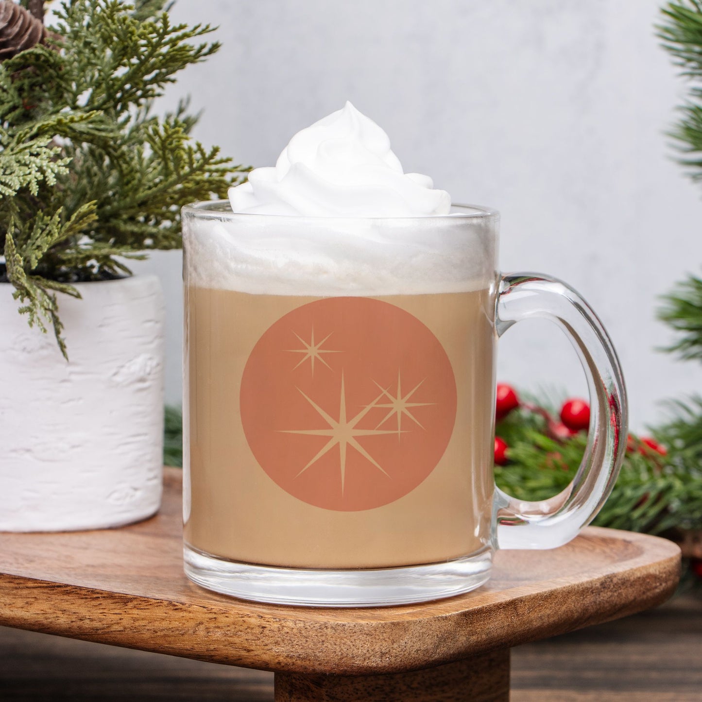 Opal & Arya Stars Glass Mug