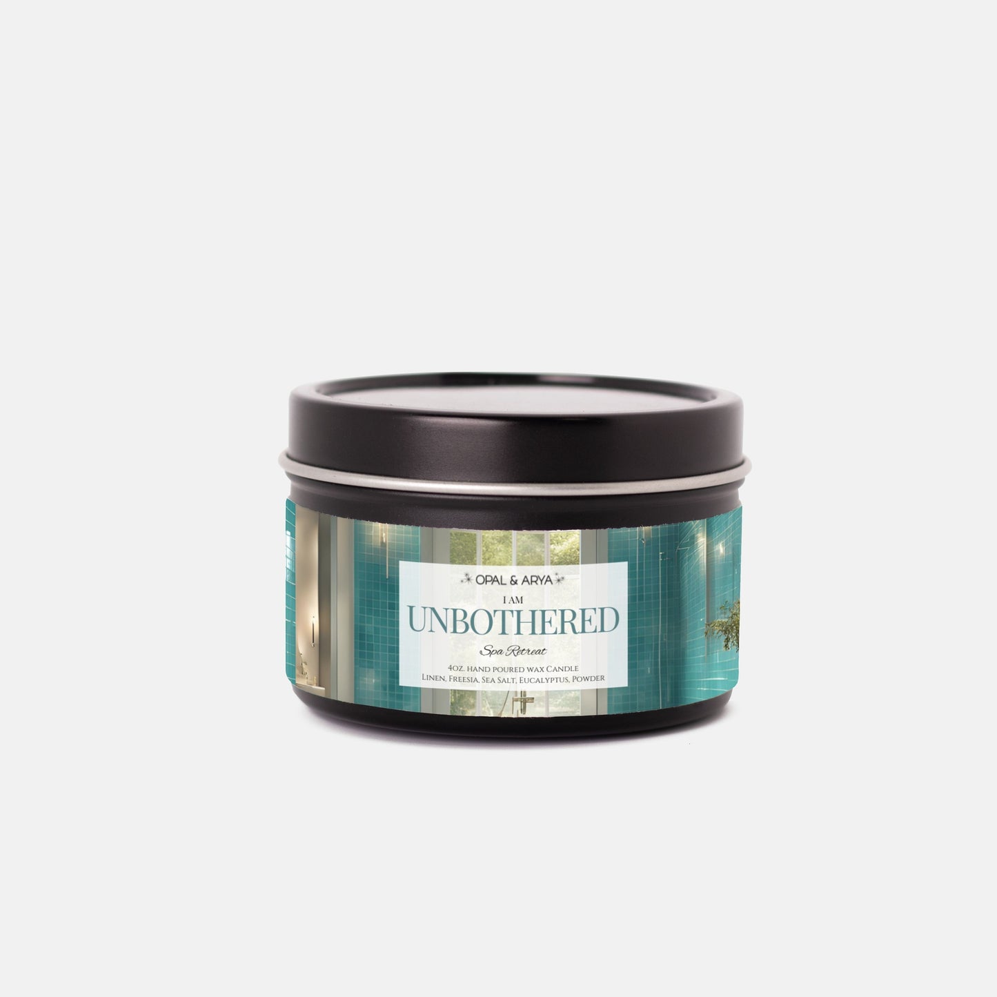 Spa Retreat 4oz Tin Candle - UNBOTHERED
