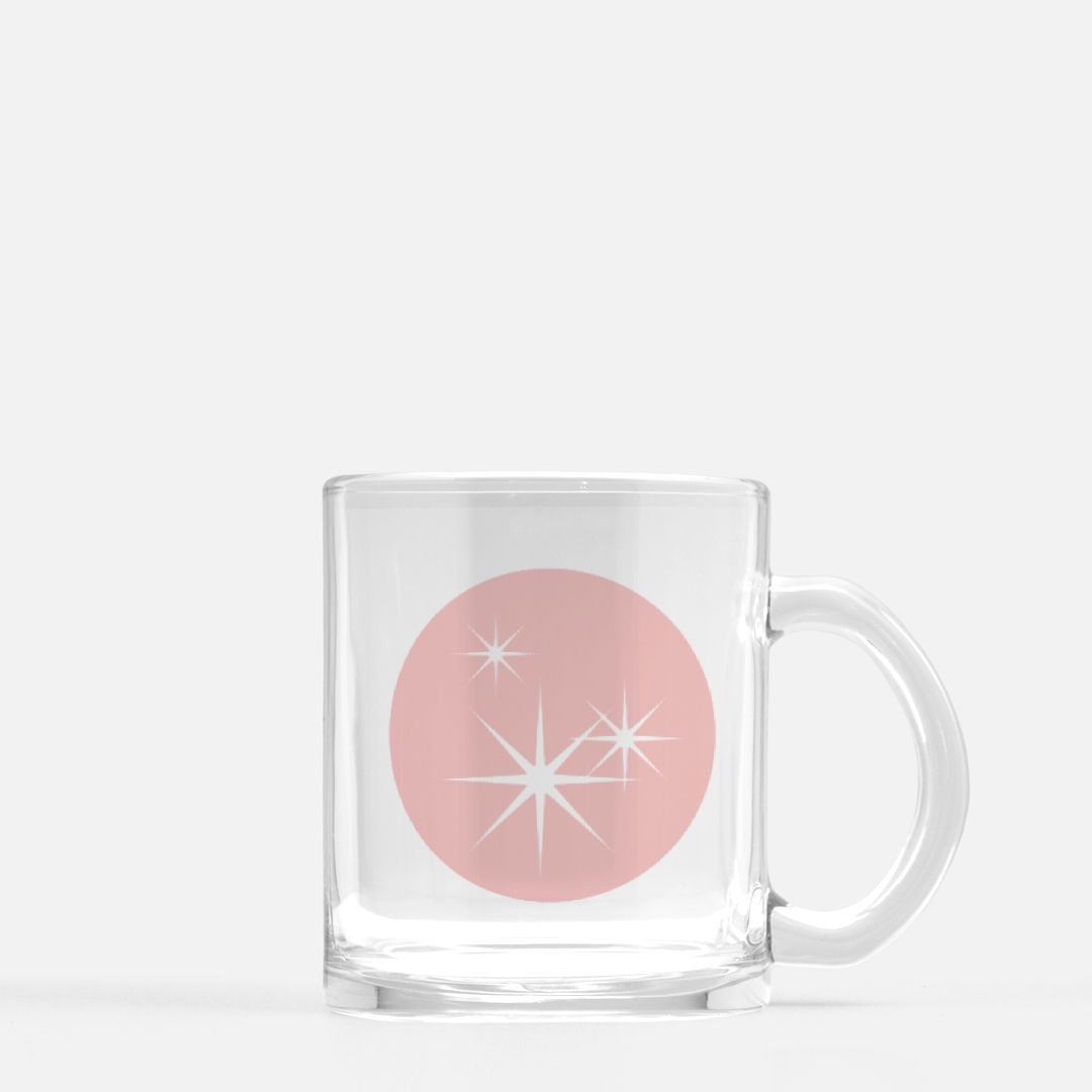 Opal & Arya Stars Glass Mug