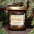 9oz Amber Jar Cinnamon Chai Candle - HUMBLE
