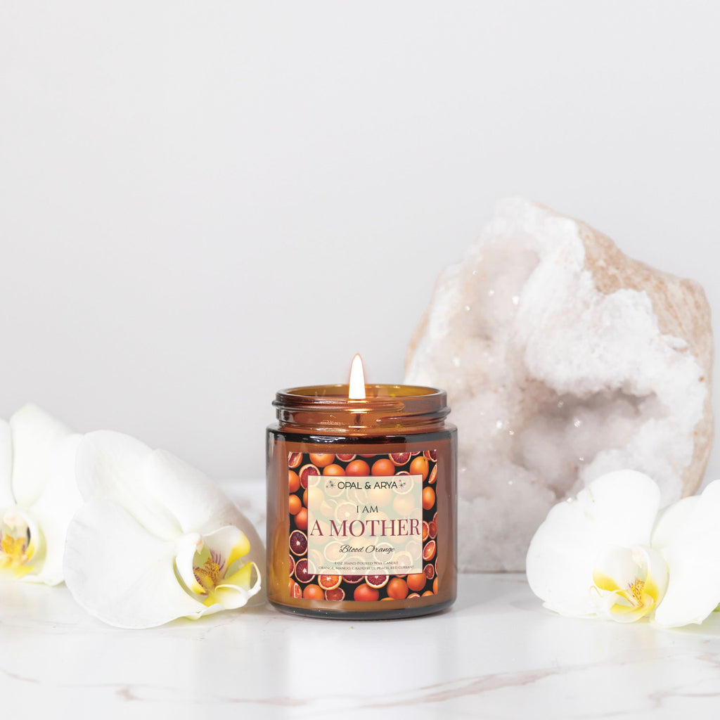 Blood Orange - A Mother - 4oz Amber Jar Candle