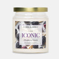 Blackberry Vanilla - Iconic - 9oz Apothecary Jar Candle