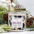 Blackberry Vanilla - Brave - 9oz Apothecary Jar Candle