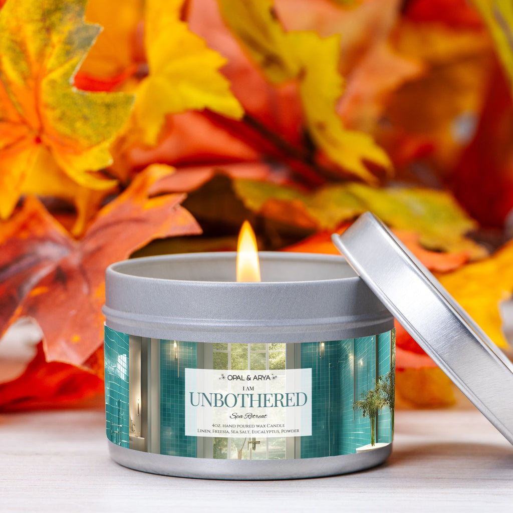 Spa Retreat 4oz Tin Candle - UNBOTHERED