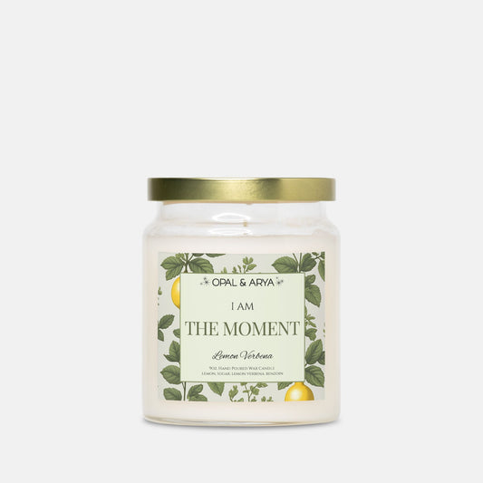 Lemon Verbena - The Moment - 9oz Apothecary Jar Candle