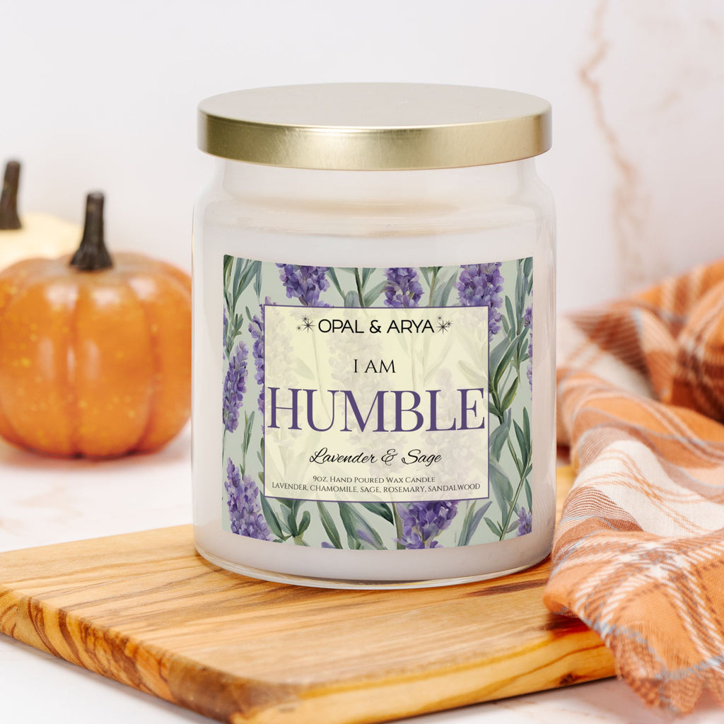 Lavender & Sage - Humble - 9oz Apothecary Jar Candle