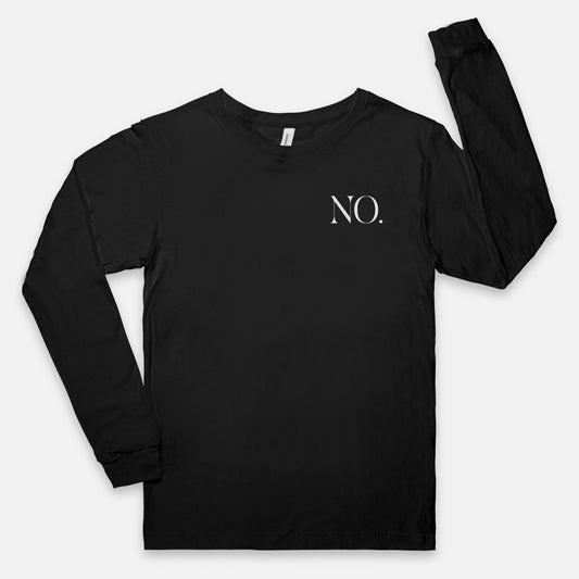 Bold Boundary Long Sleeve Tee - Dark