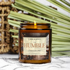 9oz Amber Jar Cinnamon Chai Candle - HUMBLE