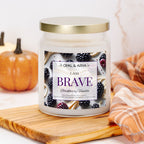Blackberry Vanilla - Brave - 9oz Apothecary Jar Candle