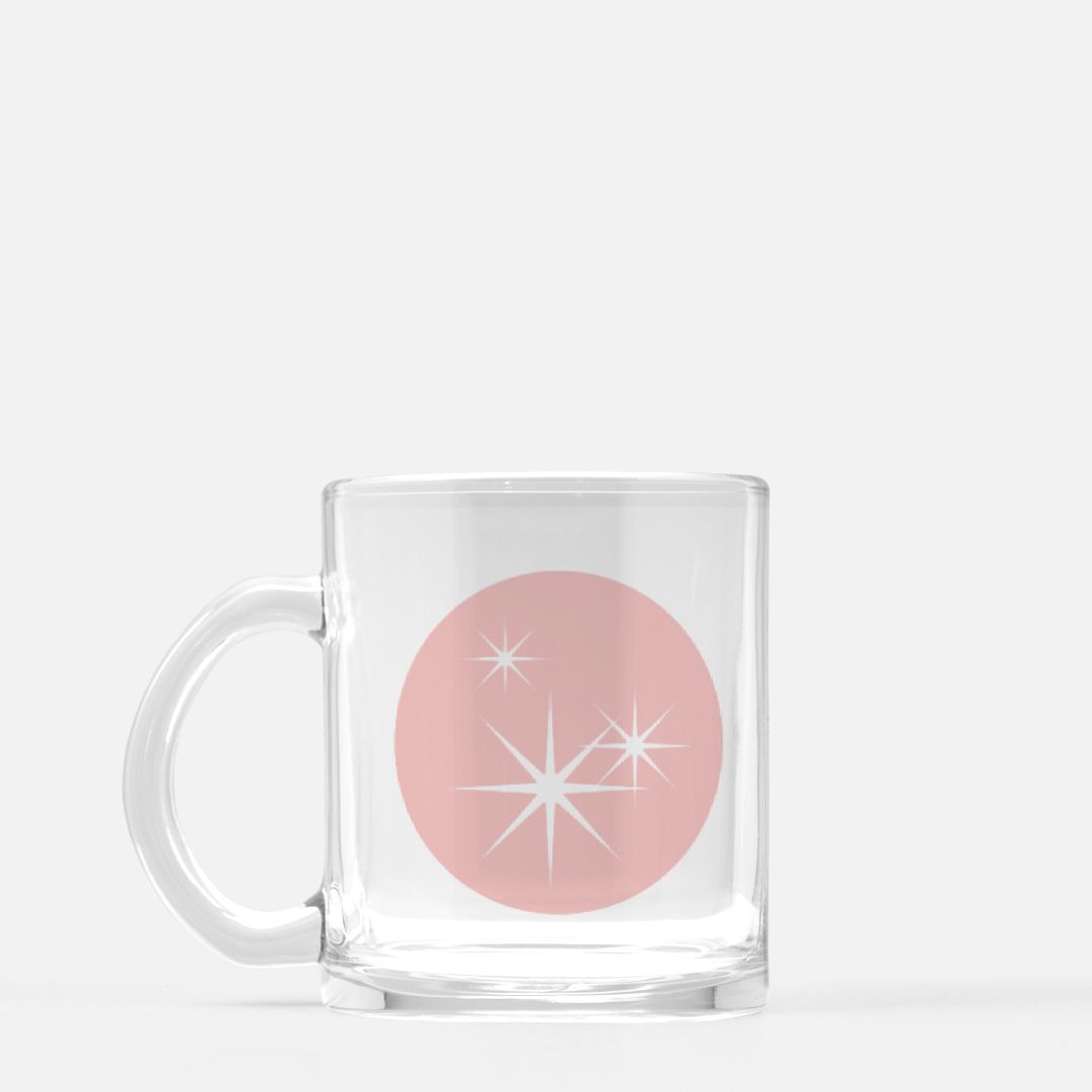 Opal & Arya Stars Glass Mug