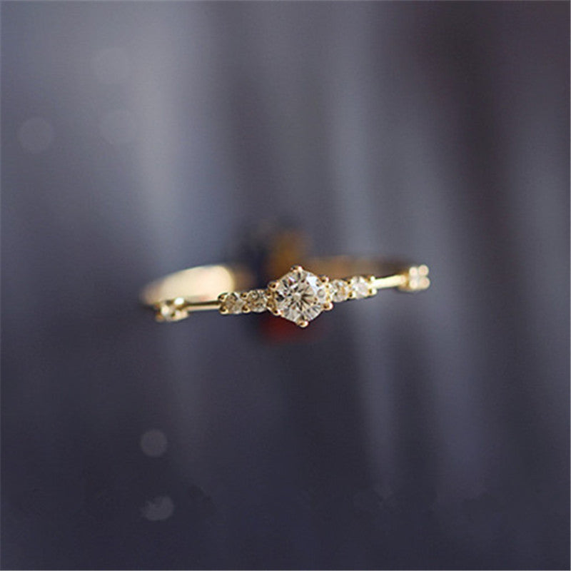 Delicate Crystal Ring