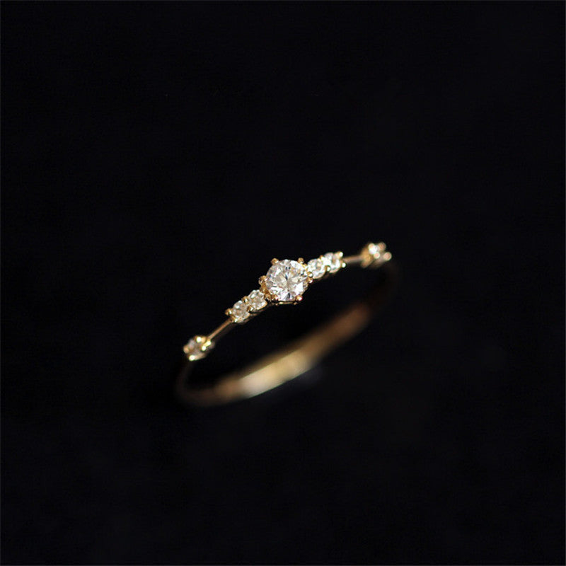 Delicate Crystal Ring