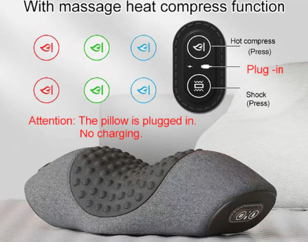 Heated Cervical Massage Pillow